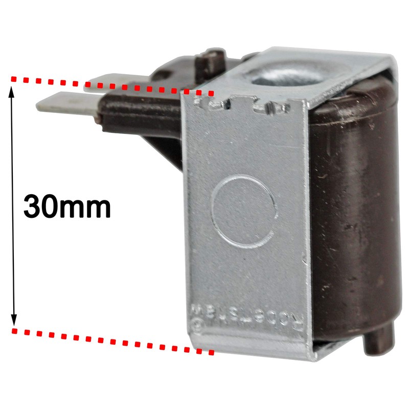 SPARES2GO Universal Electric Power Shower Solenoid Coil (30mm / 13mm)