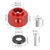 sourcing map Aluminum Wheel Hex Hub 8mm Hex Extended Spacers