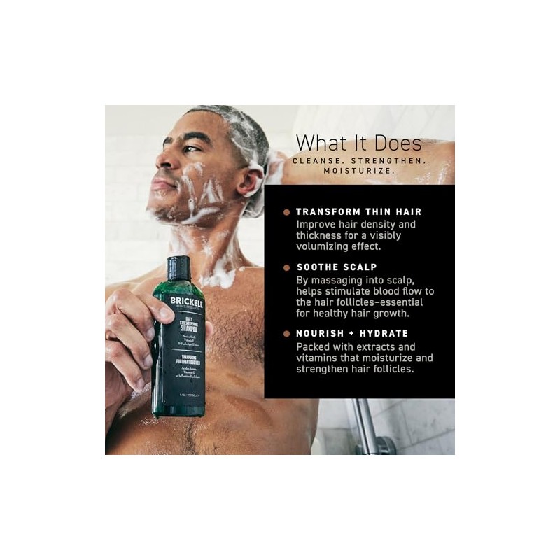 Brickell Menââ‚¬TMs Daily Revitalizing Hair Care Routine - Mint &