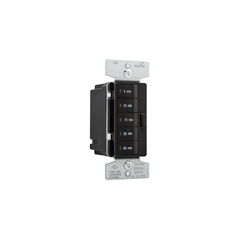 Eaton PT18M-BK 1800W 15 Amp 5-Button Minute Timer with Off