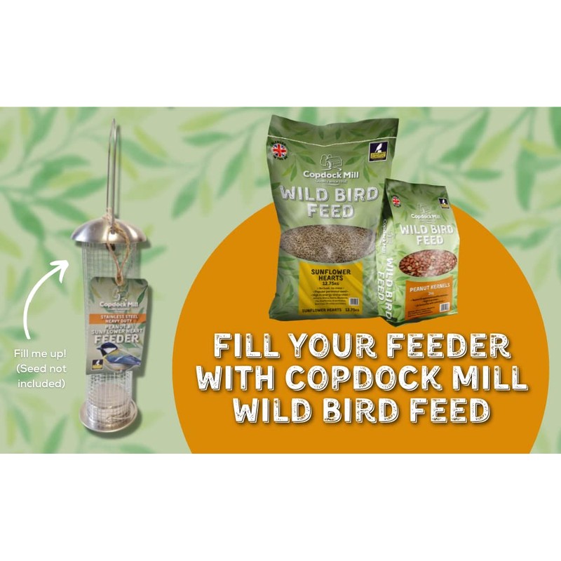 Copdock Mill Stainless Steel Heavy Duty Peanut & Sunflower Heart