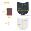 Unikstep 2 Pairs Shoe Heel Pads, Shoe Repair Rubber Heels,