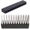 Pack of 5 Bit Holder Screwdriver Head Storage Plastic 12
