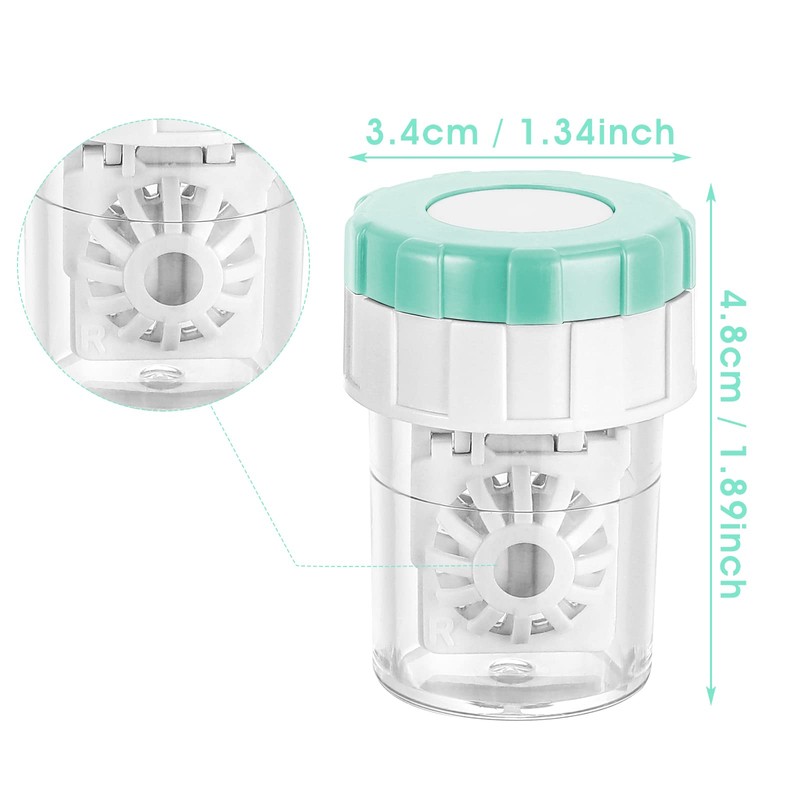 Sibba 5 Pieces Manually Contact Lens Washer Cleaner, Lens Cleaning