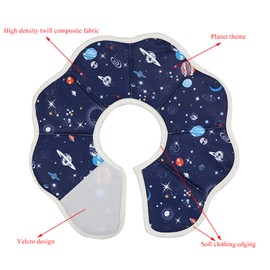 QIYADIN Soft Cat Cone, Adjustable Recovery Collar After Surgery to Prevent Licking Wound, Protective Cat Neck Cone, Comfortable Pet Elizabethan Collar for Cats Kittens and Puppies (Medium)