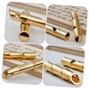 Kisangel 5sets Loud Clear Keychain Whistle Brass Emergency Referee for