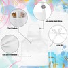 PLULON 10 Pcs Kids Apron Bulk Adjustable White Chef Apron