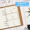 Refillable Address Book with Alphabetical Tabs, 600 Entry Spaces Large