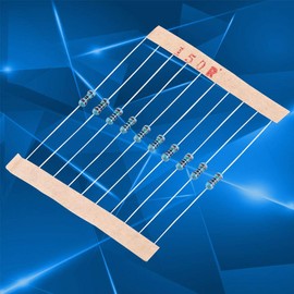 Resistors Assortment Kit, 560 Pieces, 56 Types, Metal Film Resistor, Electronic Resistor Element for Resistor Components, Sat Consists of 56 Different Values from 1 Ohm to 10 Mohm