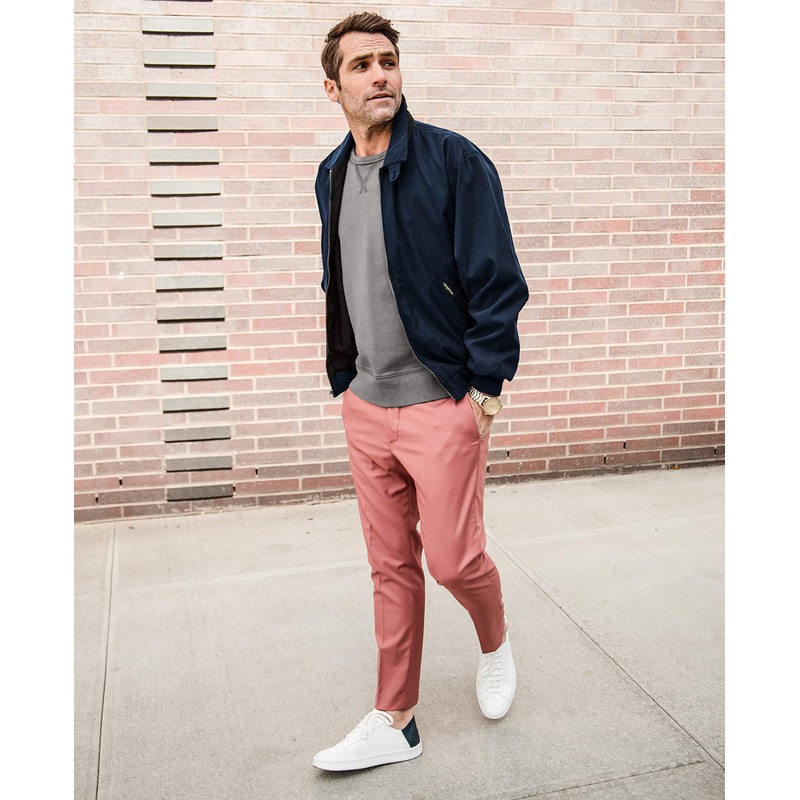 Weatherproof Garment Co. Mens Microfiber Classic Jacket, Navy, Medium
