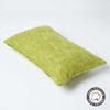 HOMESCAPES Lime Green 12 x 20 Inch Nirvana Pure Slub