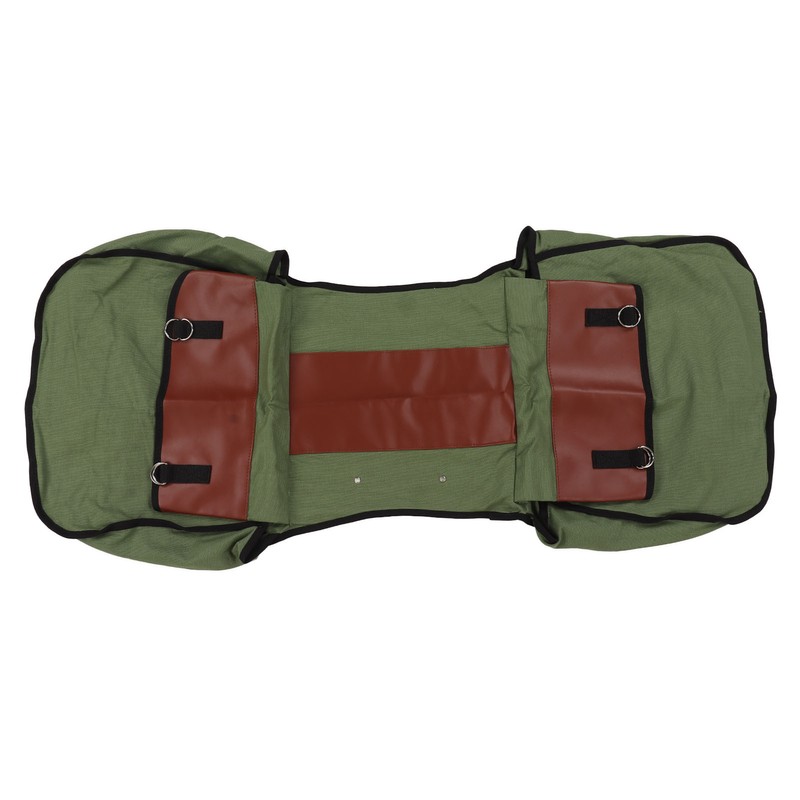 Bicycle Bike Rear Seat Carrier Bag Canvas Cycling Double Bags