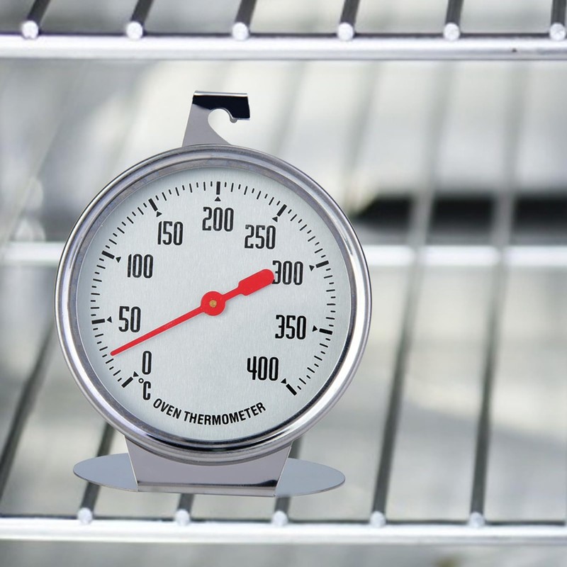 KooingTech Oven Thermometer, 0-400℃ Oven Temperature Gauge, Stainless Steel Dial