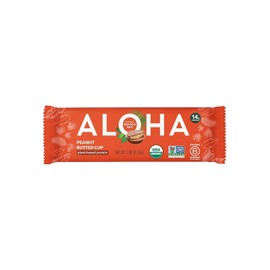 Aloha  Organic Peanut Butter Cup Plant Protein Bar   1.98 Oz