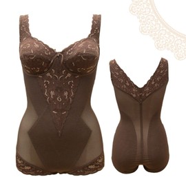 TAMURA EPARINA Ladymake Bodysuit TPN17 Cocoa Brown LL