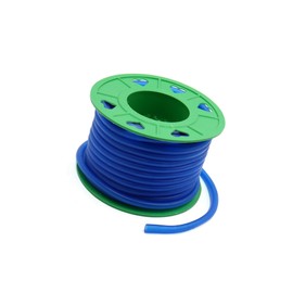 Hihaha 17M Long 5mm Inner Dia Motorcycle Scooter Petrol Hose Oil Fuel Line Tube Blue Durable Material
