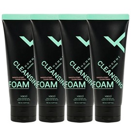 (4 pieces)Bazzi Homme Shaving Cleansing Foam 150ml Men’s Foam Cleansing Houttuynia cordata Cica Soothing Care / (4개)바찌 옴므 쉐이빙 클렌징 폼 150ml 남성 폼클렌징 어성초 시카 진정케어