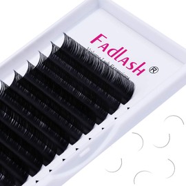 Classic Lash Extensions Eyelash Extension Supplies Black Individual Lash Extension Matte Dark Classic Eyelash Extensions Professional (0.15-C, 11mm)