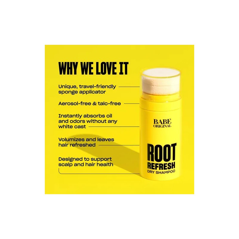 Champú Seco En Polvo Babe Original Root Refresh Travel-frien