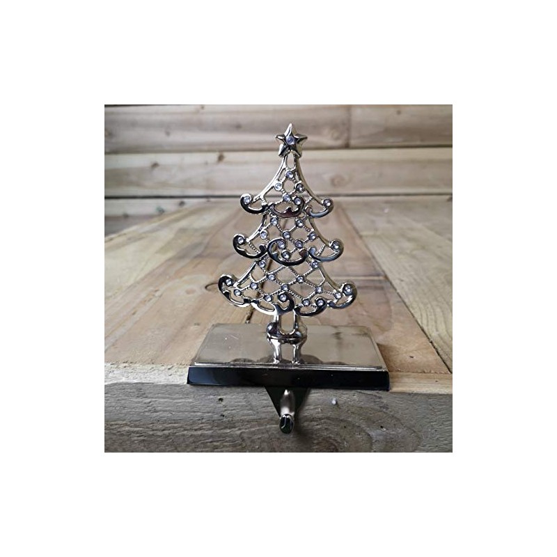 Christmas Tree With Crystals Christmas Stocking Hanger