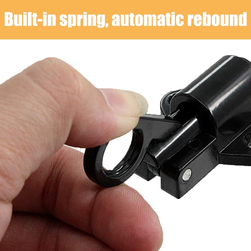 Spring Deadbolt Lock, 4 Pieces Door Lock Window Gate Security