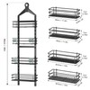 Orimade Adjustable Anti-Slip Hanging Shower Caddy Over Shower Head,Rustproof Bathroom