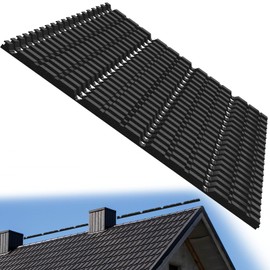 Pangda 20 Pcs 9 Inch Outer Classic Ribbed Profile Foam Closure Strips for Metal Roofing Panels 3 ft Long Outside Roof Closure Strips for Metal Roof Sheets Seal Insulation