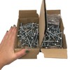 Pack of 80 Zinc Plated Steel Self Tapping Screws DIN