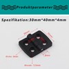 Pack of 4 Hinges for Cabinet Doors, Nylon Hinge, 30