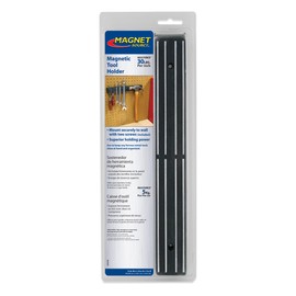 Master Magnetics Magnetic Tool Holder with Screw Mount - 12" Wide, 30 lb per inch, Black, 07579