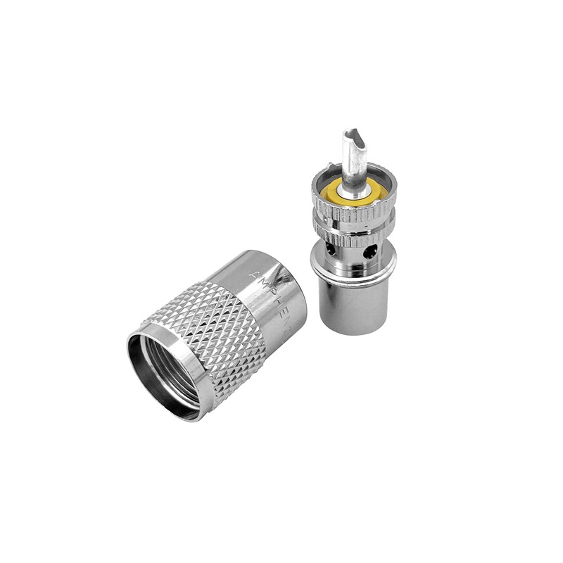 Amphenol PL259 Coax Connectors Male UHF Solder Plug 83-1SP-15RFX (2