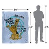 SCOOBY DOO! Optimalweiche Kuscheldecke von Silky Touch, 152 x 127