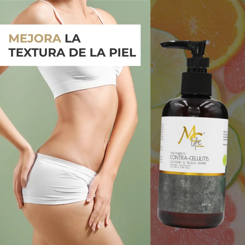 Aceite Para Masaje Anticelulitis Colágeno Tonifica, Mc Life