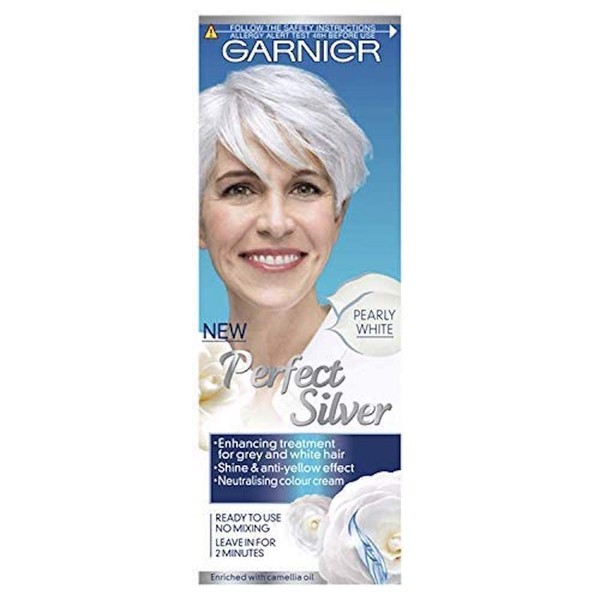 Garnier Perfect Silver Grey Hair Neutralising Cream - Pearly White