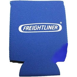 Freightliner Blue soda coozie cool cup hugie beverage beer holder diesel semi