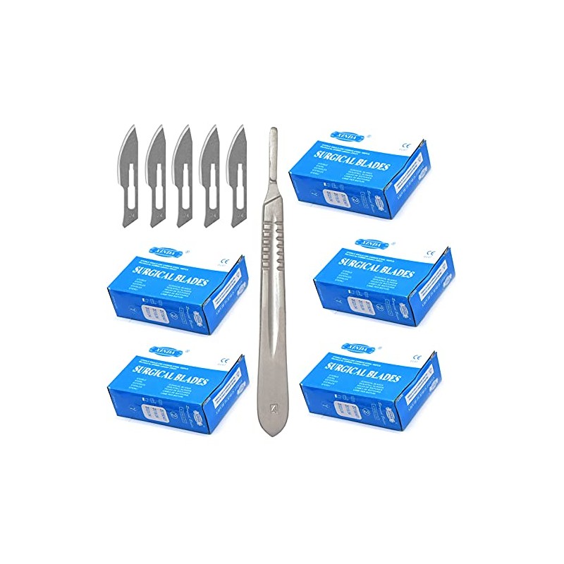 AAProTools 500 Scalpel Blades #24 for Surgi, Dermaplaning, Veterinary, Taxidermy,