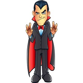 SP12604 Cartoon Dracula Cardboard Cutout Standee Standup