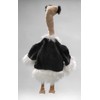 Carl Dick Ostrich Hand Puppet, 15inches, 40cm total size, Plush