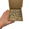 (Pack of 50) Zinc Plated Steel 4.2 x 13mm Screws,