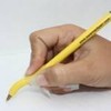Left Handed Swanneck pens Twin Pack Yellow Barrel Black Ink
