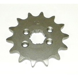 Steel Front Sprocket Compatible with Honda 50 Z 1982-1999/70 ATC 1982-1985/70 TRX 1986-1987/80 CRF-F 2004-2009, 2011-2013/80 XR 1979-2003 14 Teeth ATV/Motorcycle WSM FSH-018-14