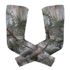 ALAZA Camo Tree Cooling Arm Sleeves Cover Uv Sun Protection for Men Women Running Golf Cycling Arm Warmer Sleeves 1 Pair