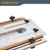 POWERTEC 71399 Router Fluting Jig, Router Jig for Precise Flutes,