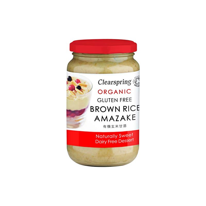 CLEARSPRING Organic Brown Rice Amazake Dessert, 380 GR