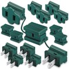 LEIFIDE 15 Pieces Spt-1 Christmas Lighting Outlet Slide on Plugs