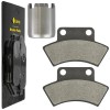 Caltric Rear Brake Caliper Piston And Pads For Polaris Big Boss 500 6X6 1997 1998 1999