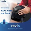 REVIX 20'' XXXL Reusable Ice Knee Wrap for Discomfort Reduction,