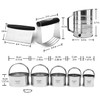 HULISEN Pastry Cutter, Dough Blender, 3 Cup Flour Sifter and