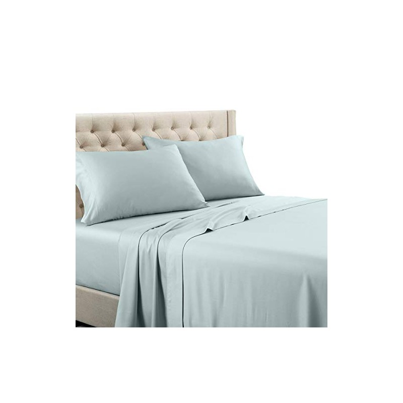 Royal Tradition Solid 600-Thread-Count, 100-Percent Cotton, Split-Top-California King 4PC Sheets