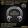 KJM Fashion Pack of 4 Transparent Bioflex Banana Ear Earrings